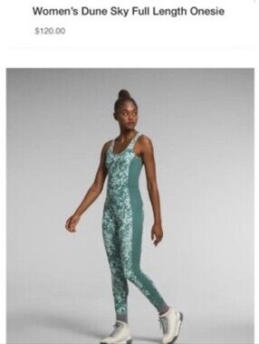 THE NORTH FACE FlashDry™ Dune Sky Full Length Bodysuit Jumpsuit Onesie MEDIUM